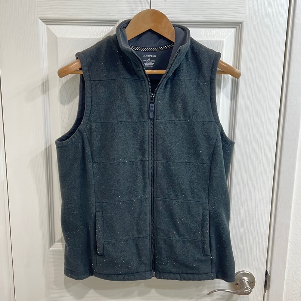 Lands’ End fleece vest